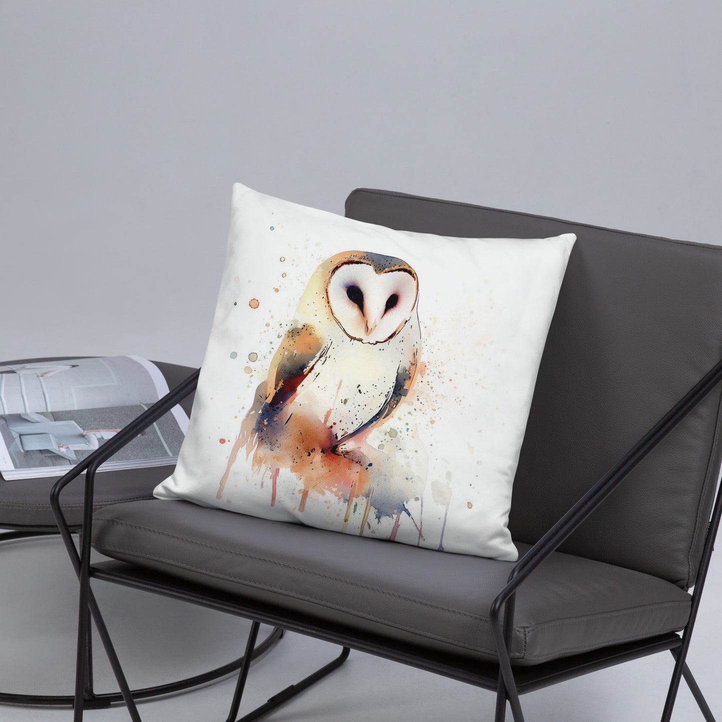 Wild Ink Cushion - Barn Owl