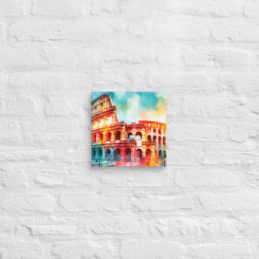 Landmarks in Bloom Canvas - Colloseum