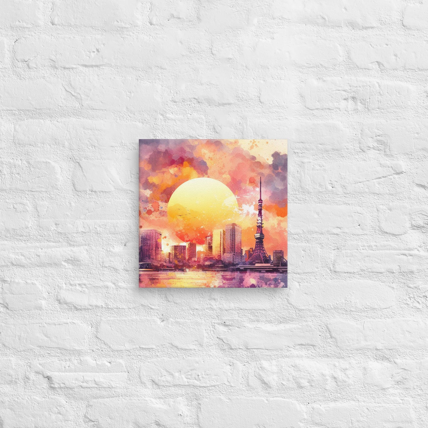 Landmarks in Bloom Canvas - Tokyo
