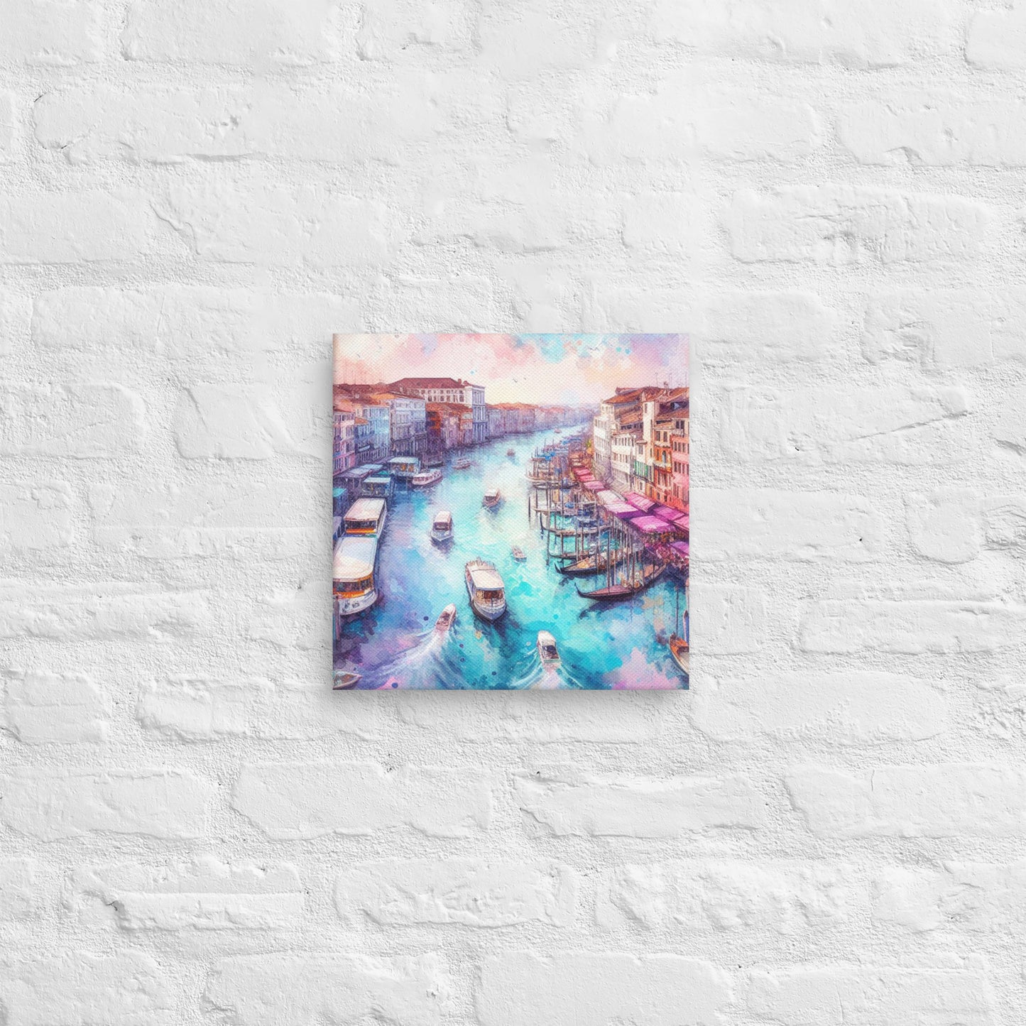 Landmarks in Bloom Canvas - Venice