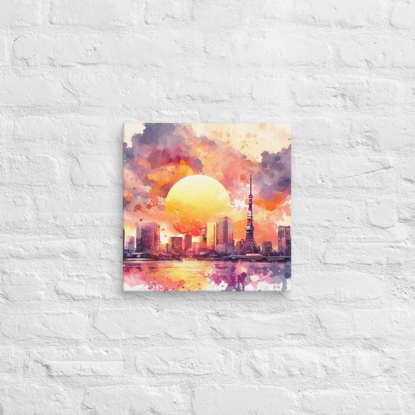 Landmarks in Bloom Canvas - Tokyo
