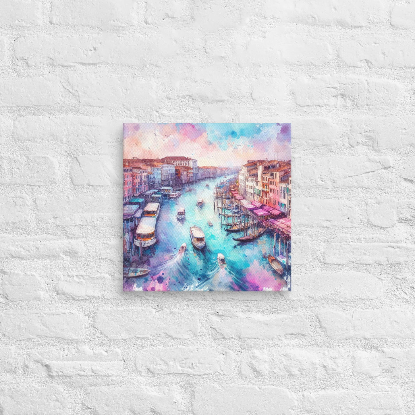 Landmarks in Bloom Canvas - Venice