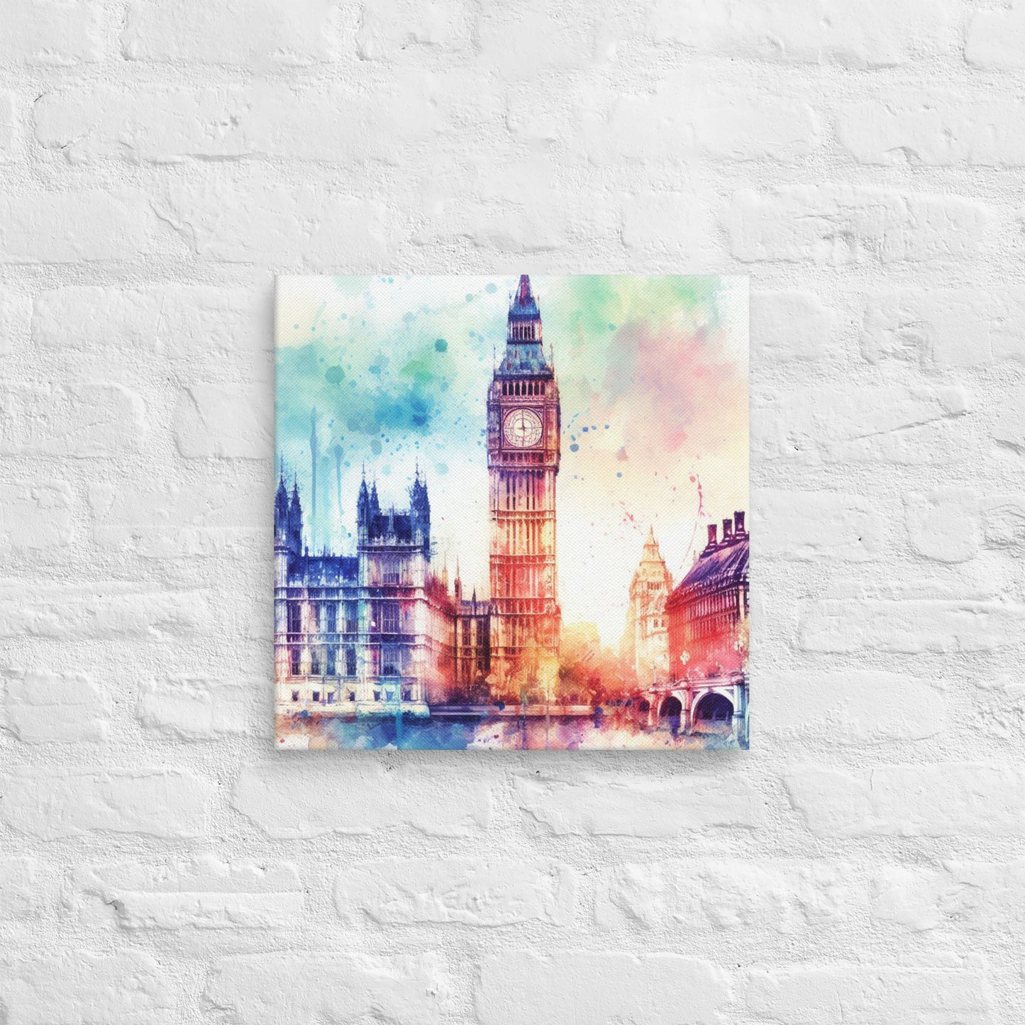 Landmarks in Bloom Canvas - Big Ben