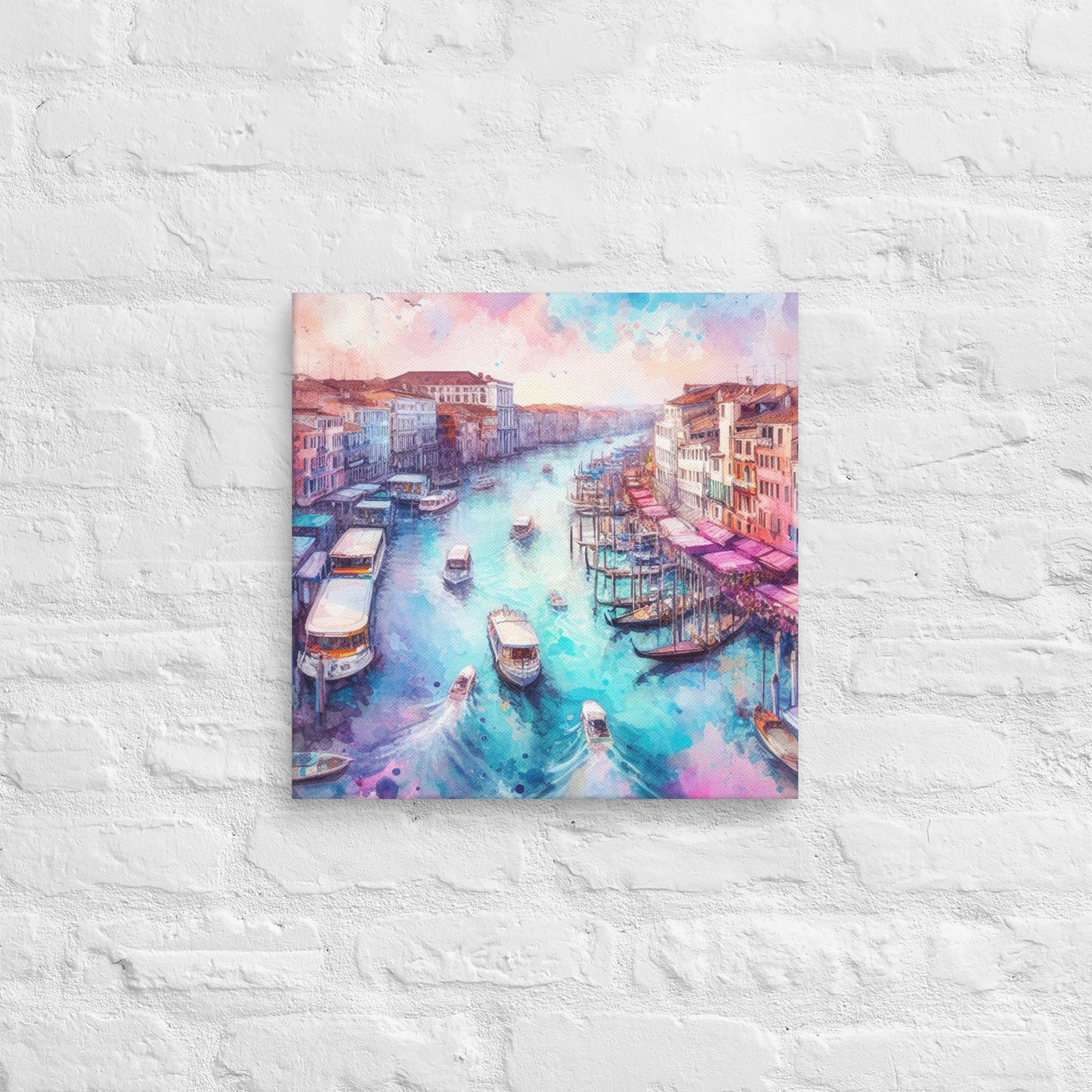 Landmarks in Bloom Canvas - Venice