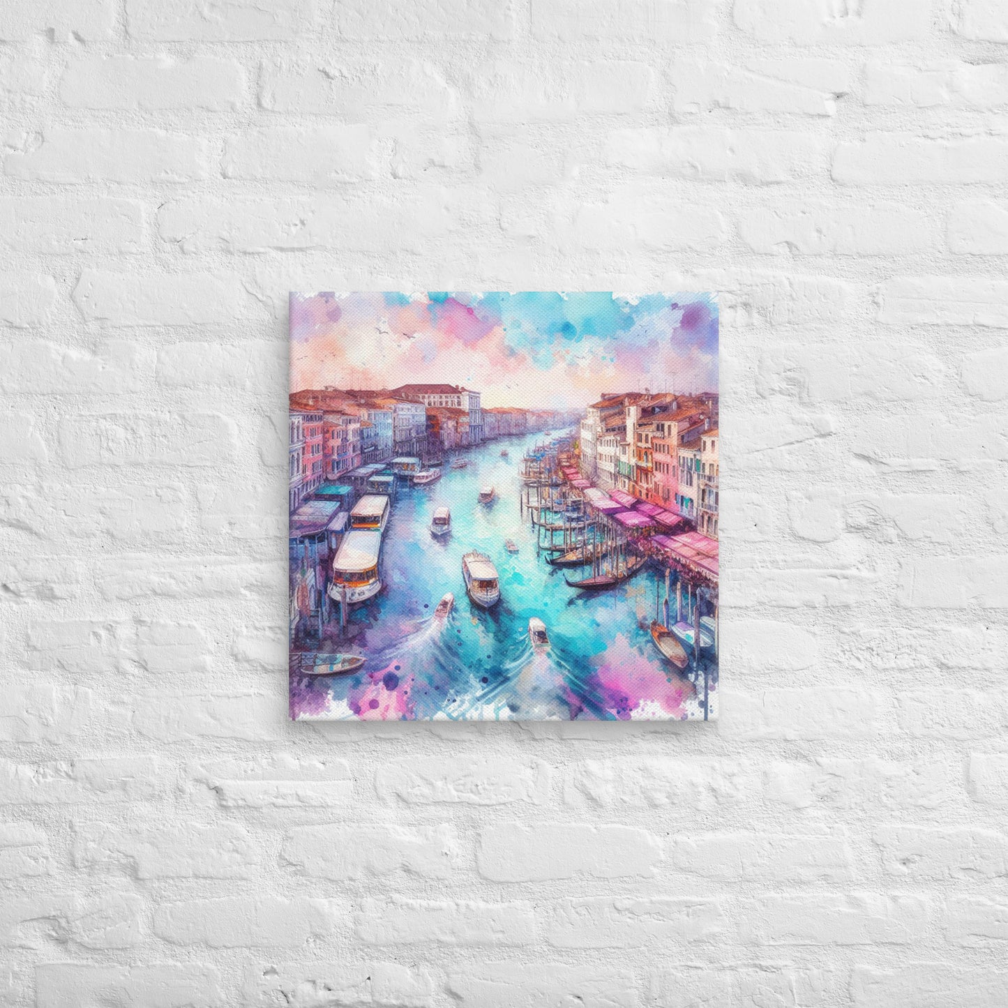 Landmarks in Bloom Canvas - Venice