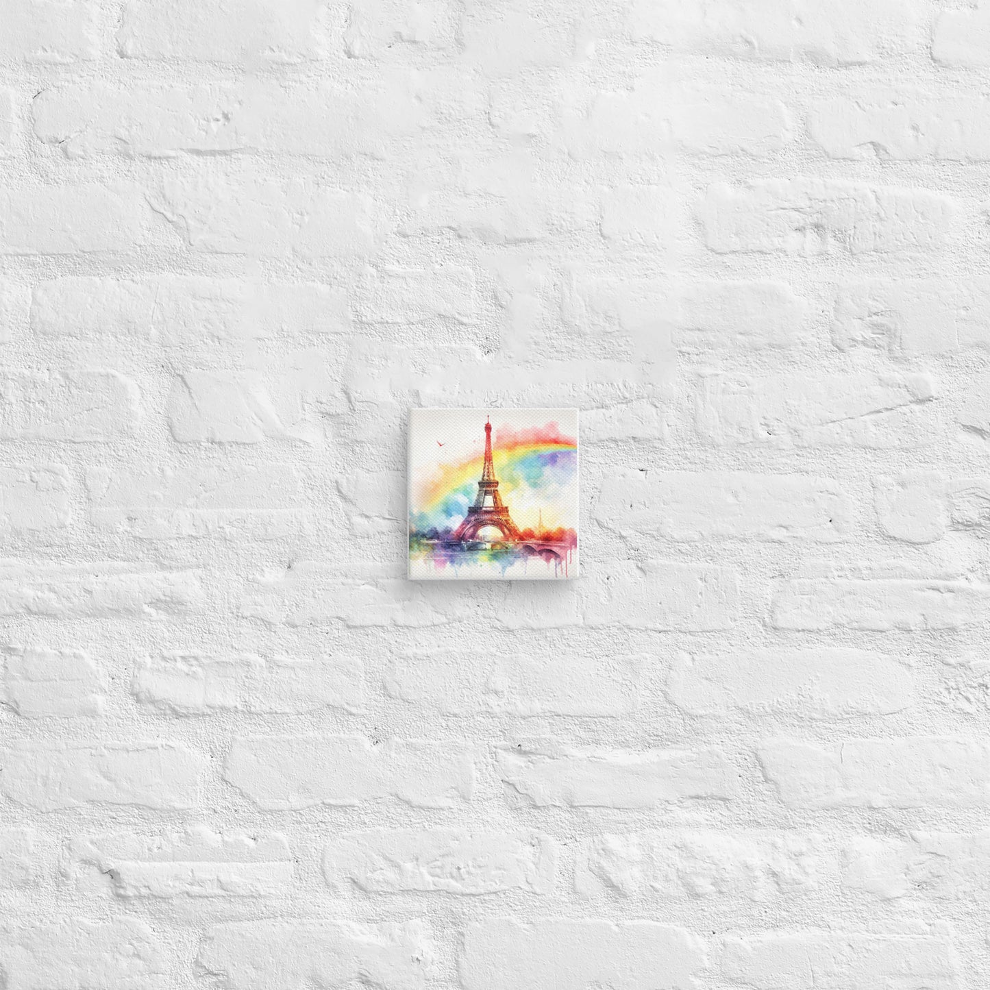 Landmarks in Bloom Canvas - Eifel Tower