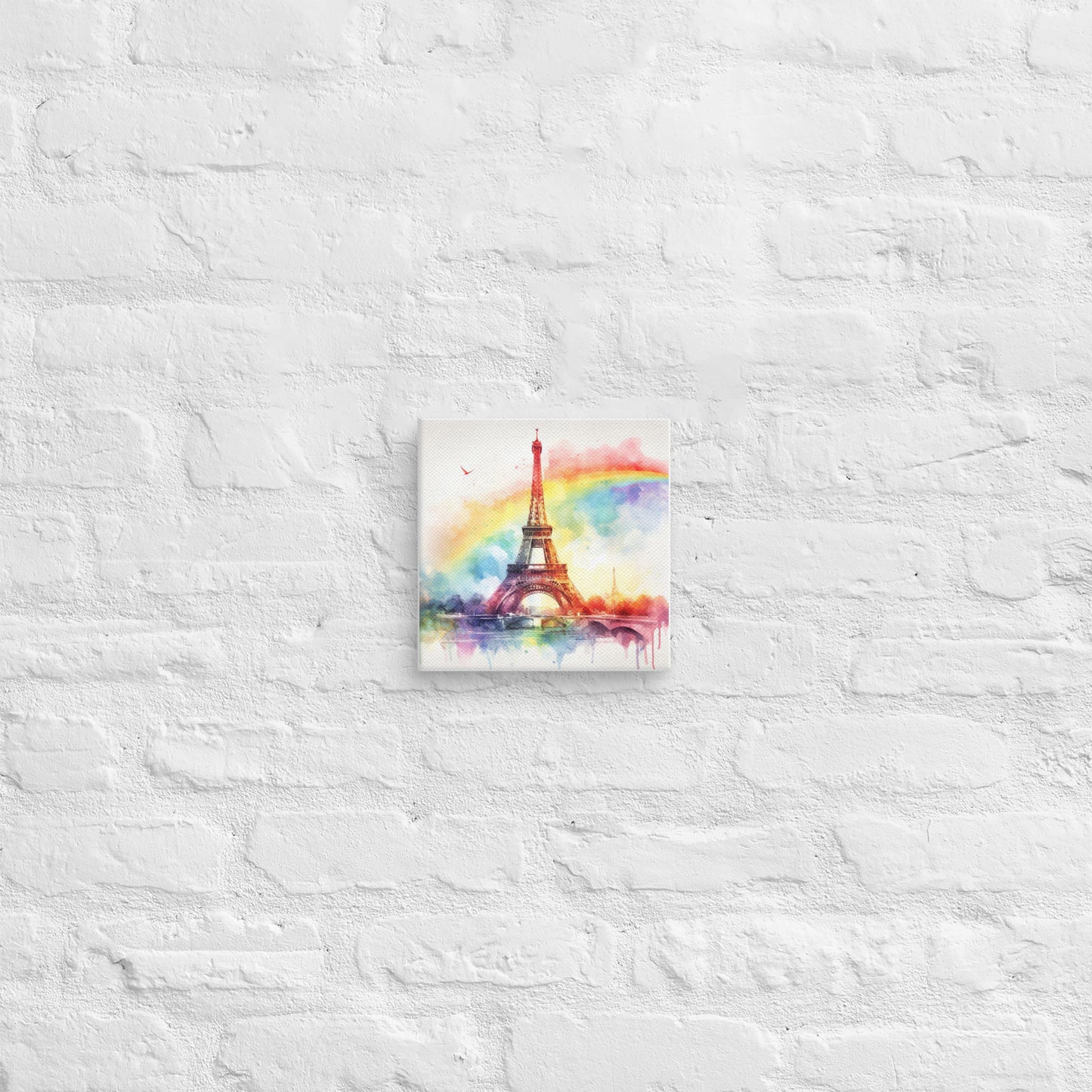Landmarks in Bloom Canvas - Eifel Tower