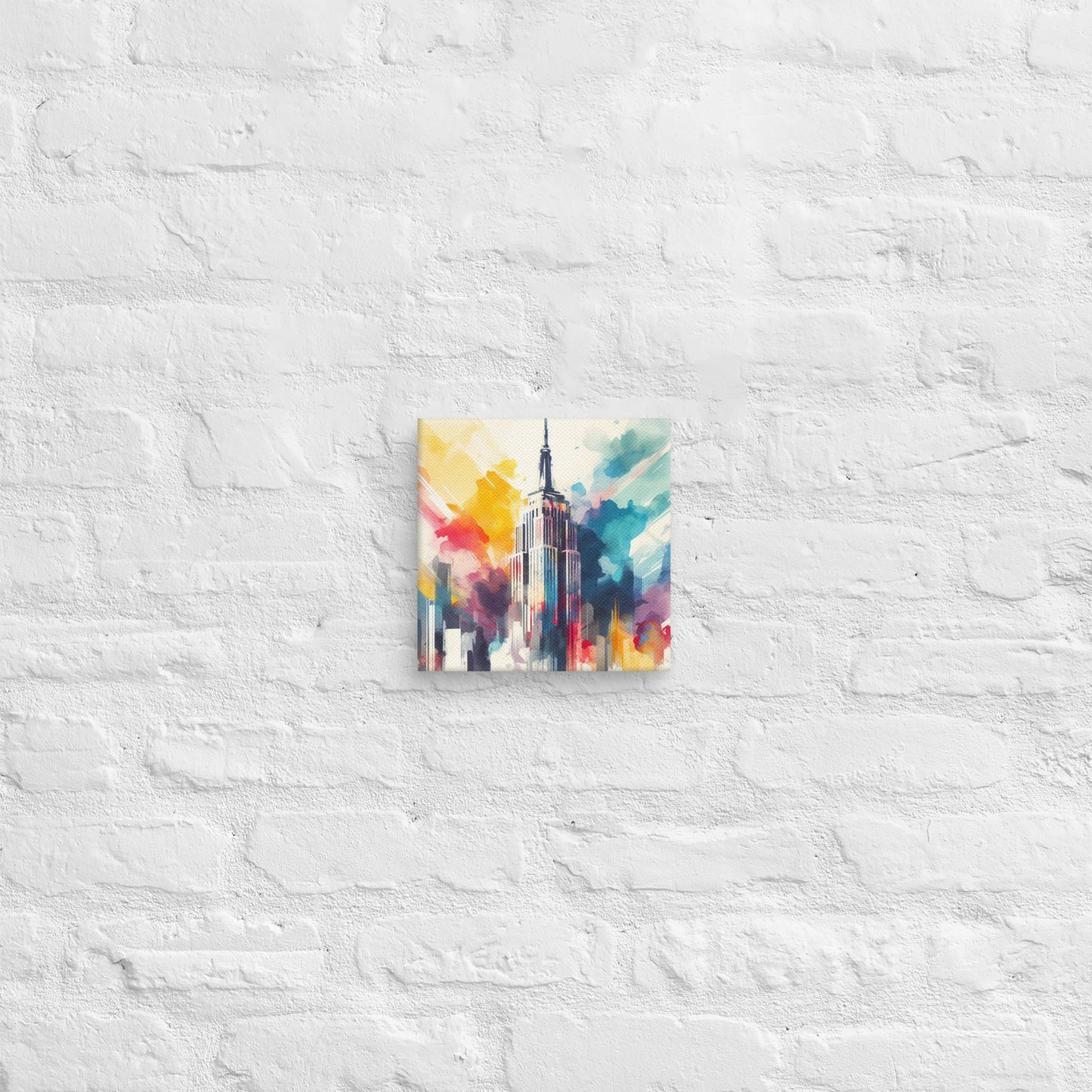 Landmarks in Bloom Canvas - Empire State Building