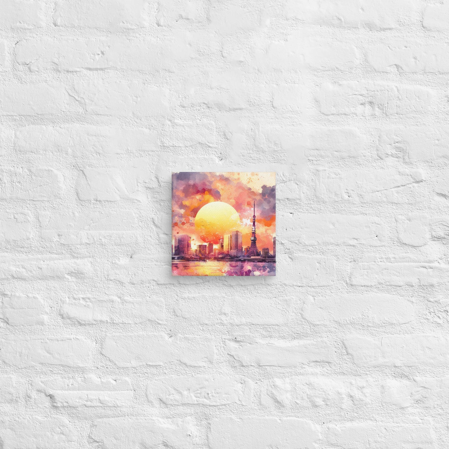 Landmarks in Bloom Canvas - Tokyo