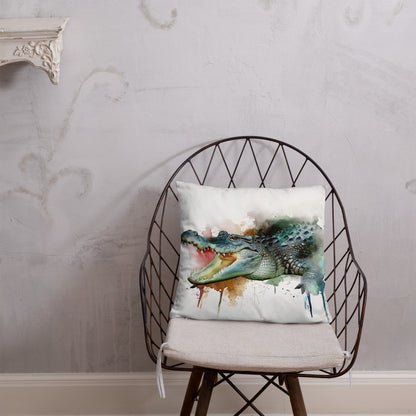 Wild Ink Cushion - Crocodile