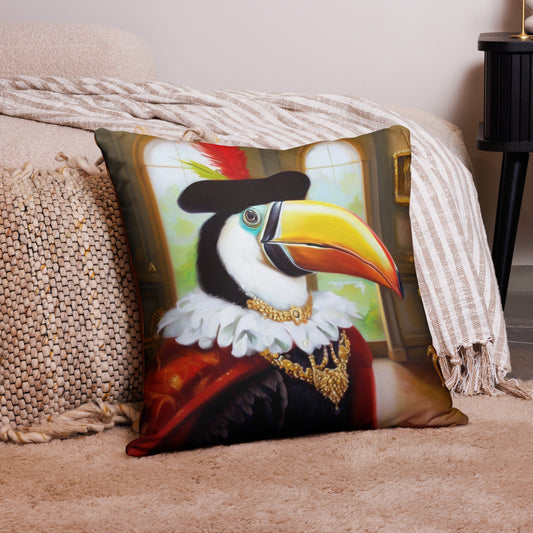 Classy Toucan Artsy Cushion