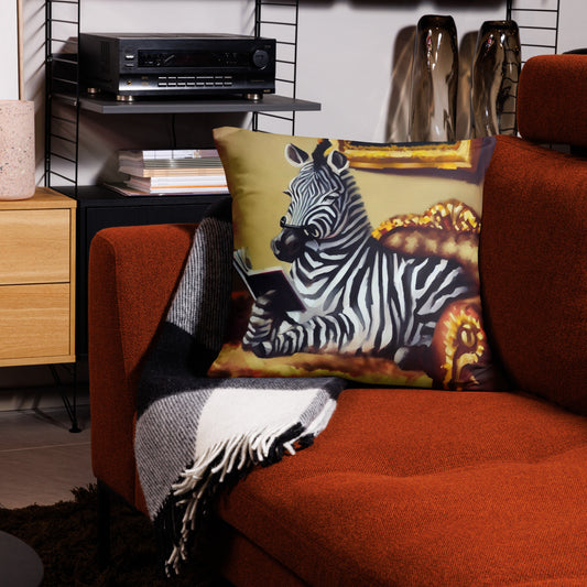 Classy Zebra Artsy Cushion