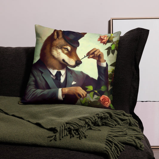 Classy Wolf Cushion - LSB