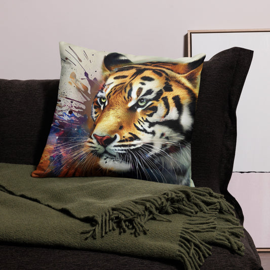 Wild Ink Cushion - Tiger