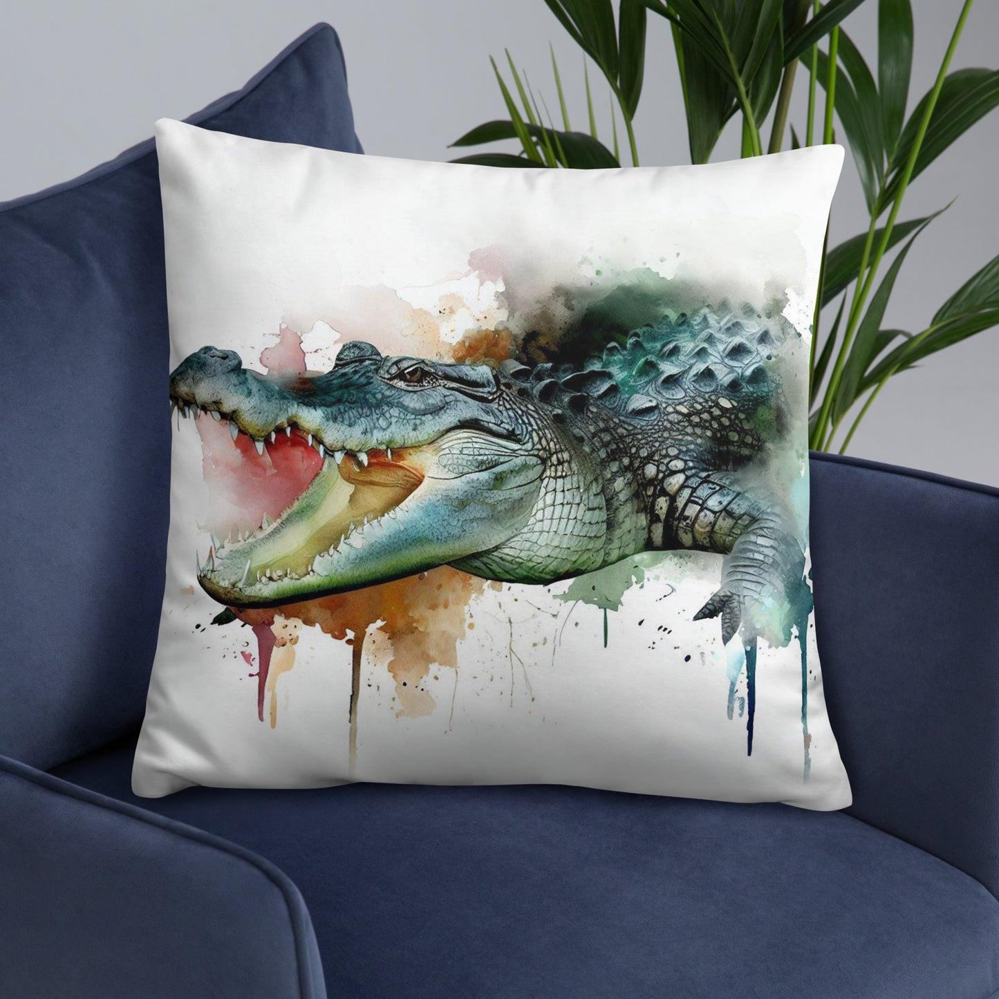 Wild Ink Cushion - Crocodile