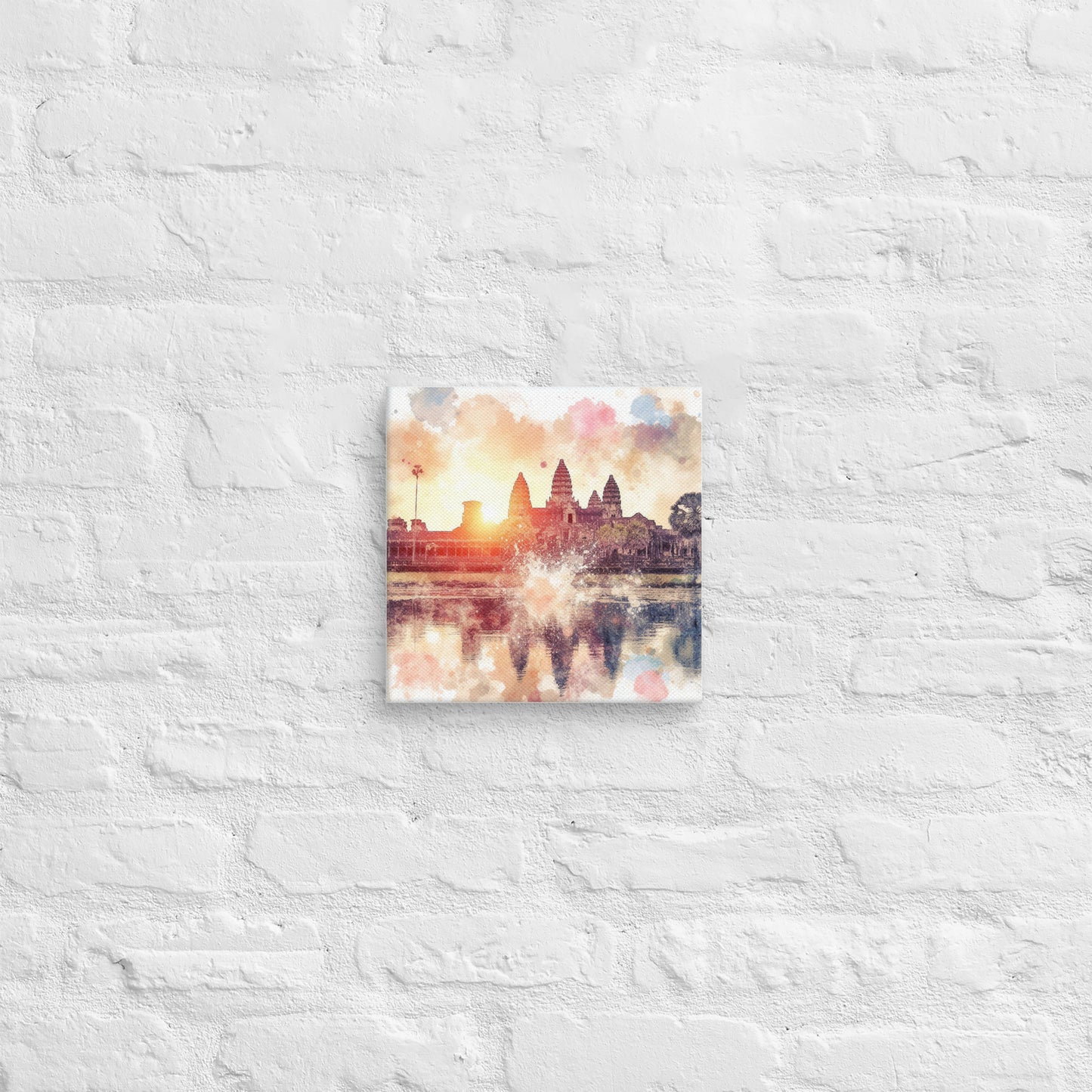 Landmarks in Bloom Canvas - Angkor Watt