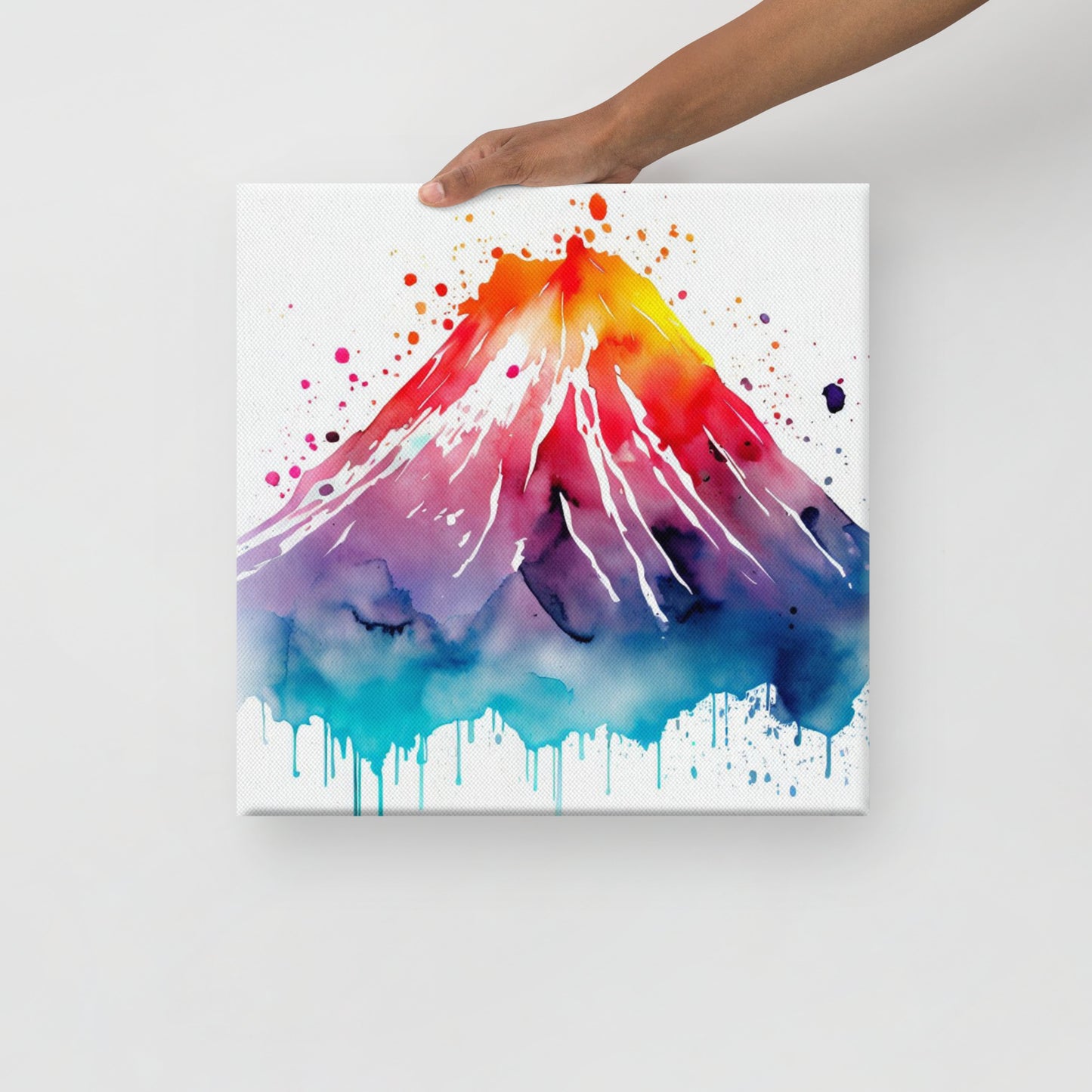 Kilimanjaro - Water Colour Canvas