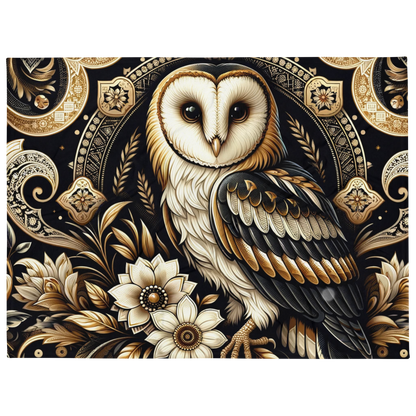 Whispering Wilderness Throw Blanket - Owl
